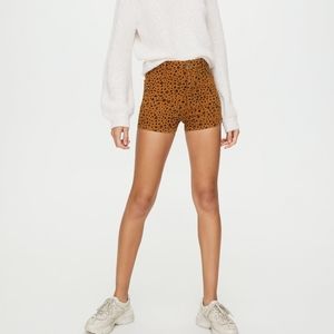 NWT SUNDAY BEST Leopard-print shorts